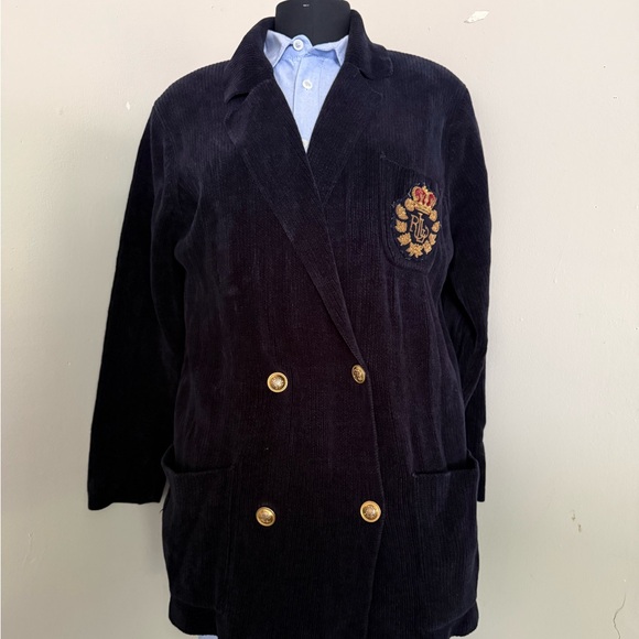Ralph Lauren Jackets & Blazers - Ralph Lauren Black Blazer with Crest
